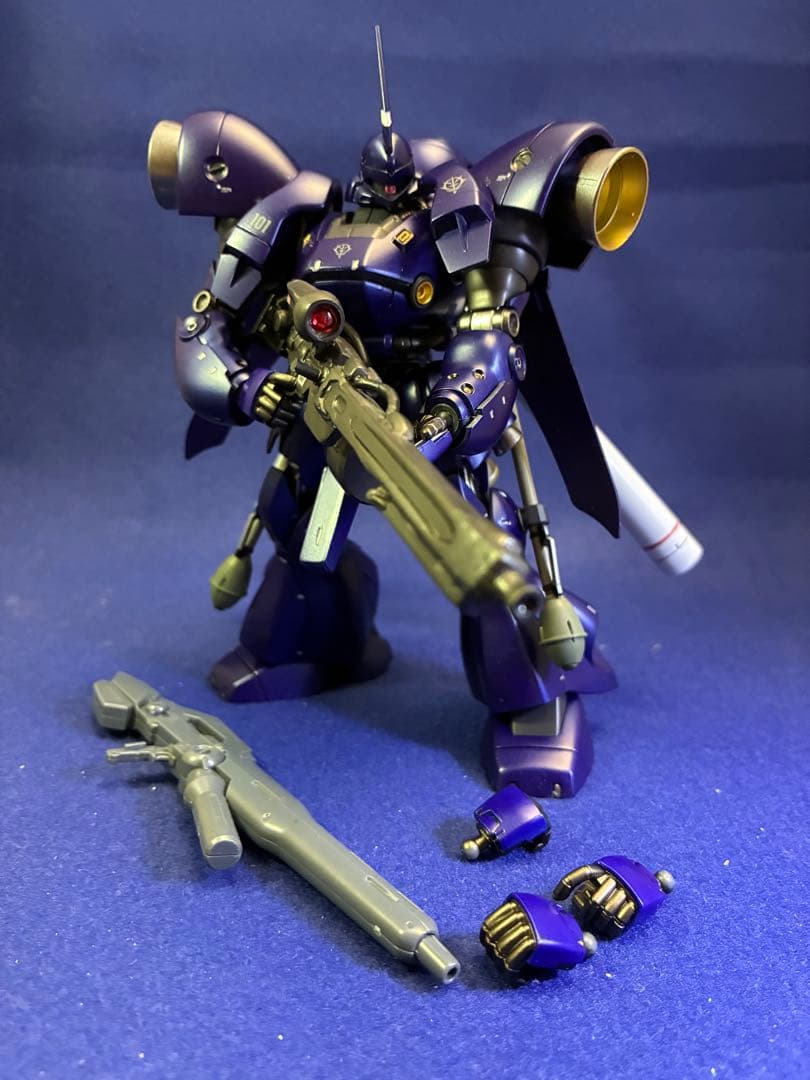 ファビ　HGUC ケンプファー　高機動型風　改造品 全塗装　完成品