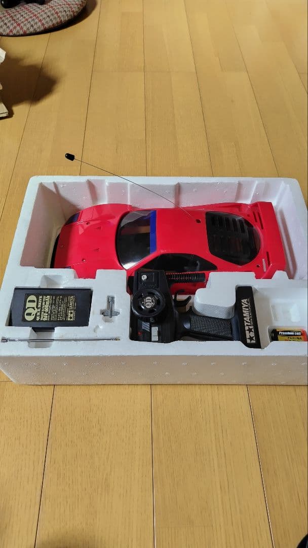 実働品 タミヤ FERRARI F40 1/10 クイックドライブ QD