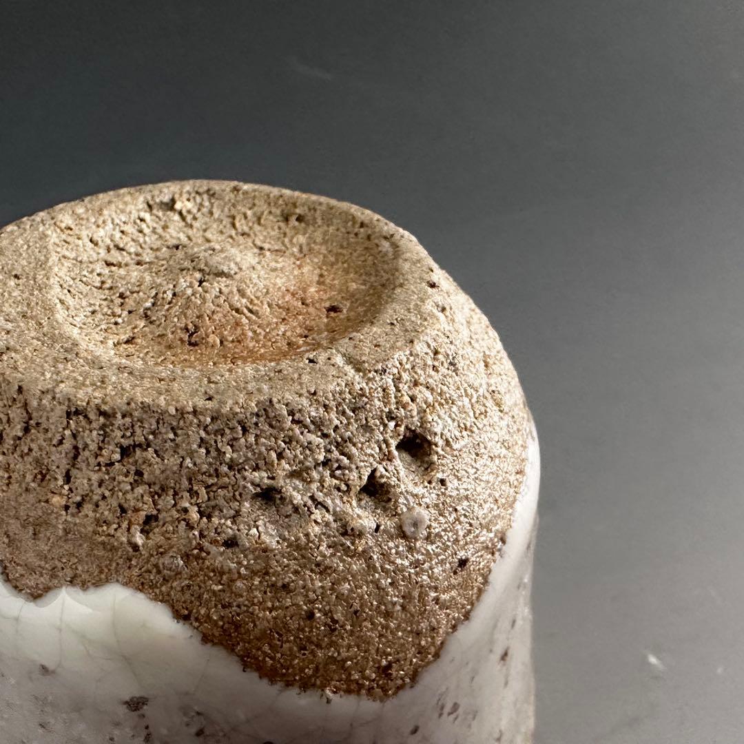 酒器　斑唐津　ぐい呑み　酒盃　田中佐次郎　復活　共箱　陶芸　唐津焼　懐石料理