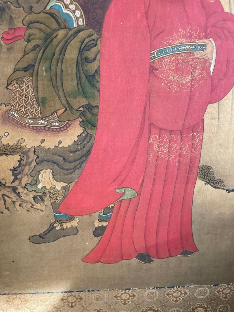 【模写】希品 超大幅 鐘馗図 明治～昭和初期　魔除けの神 厄除け 疫病除け　無銘