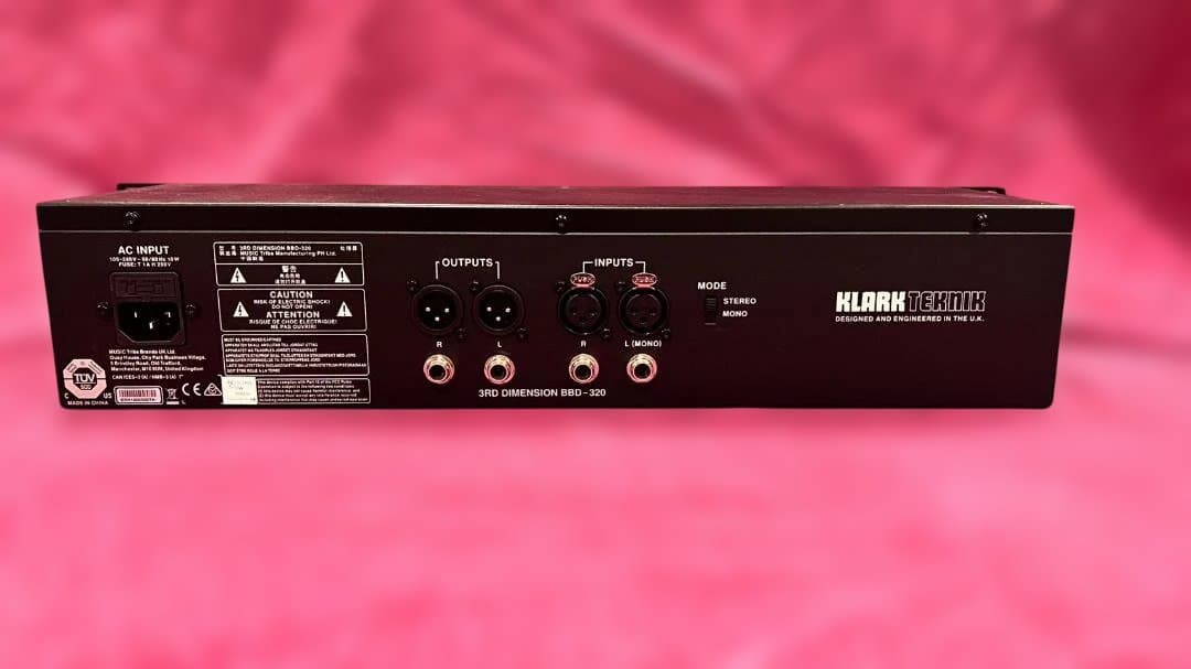 KLARKTEKNIK BBD-320完動品名機 アナログ3Dコーラス