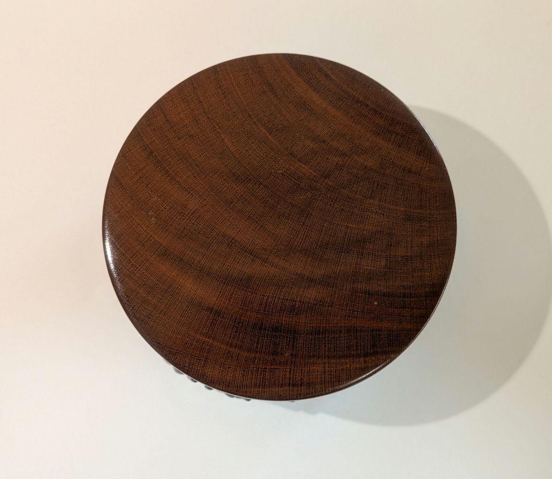 『茂利漆』茶器　光宣作　棗　菖蒲　茶道具　茶入　中次　木彫　あやめ　吹雪