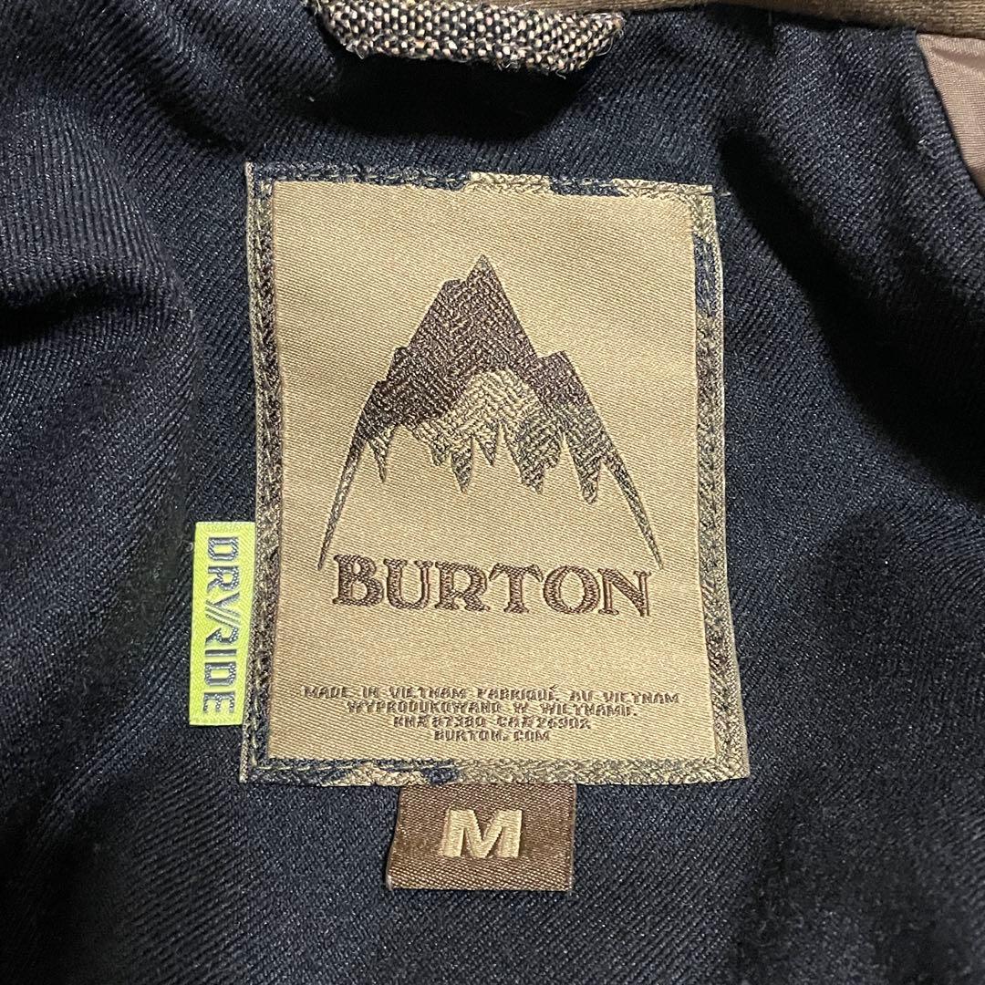 Burtonバートンスキーウェアスノーボードジャケットパーカー茶色ブラウン黒希少