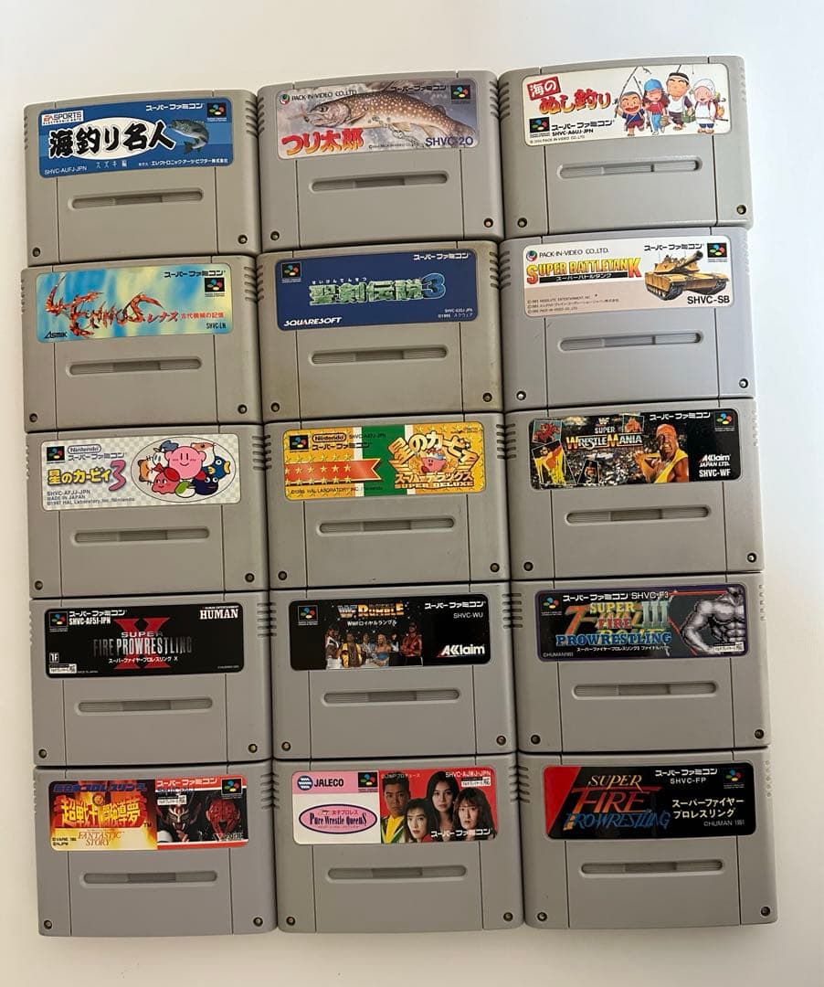 スーパーファミコンソフト【162本】まとめ売り