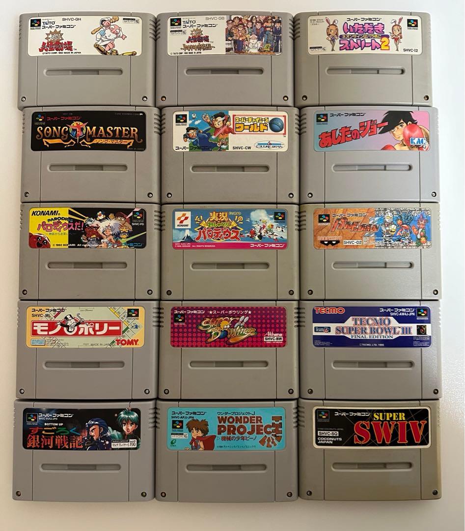 スーパーファミコンソフト【162本】まとめ売り