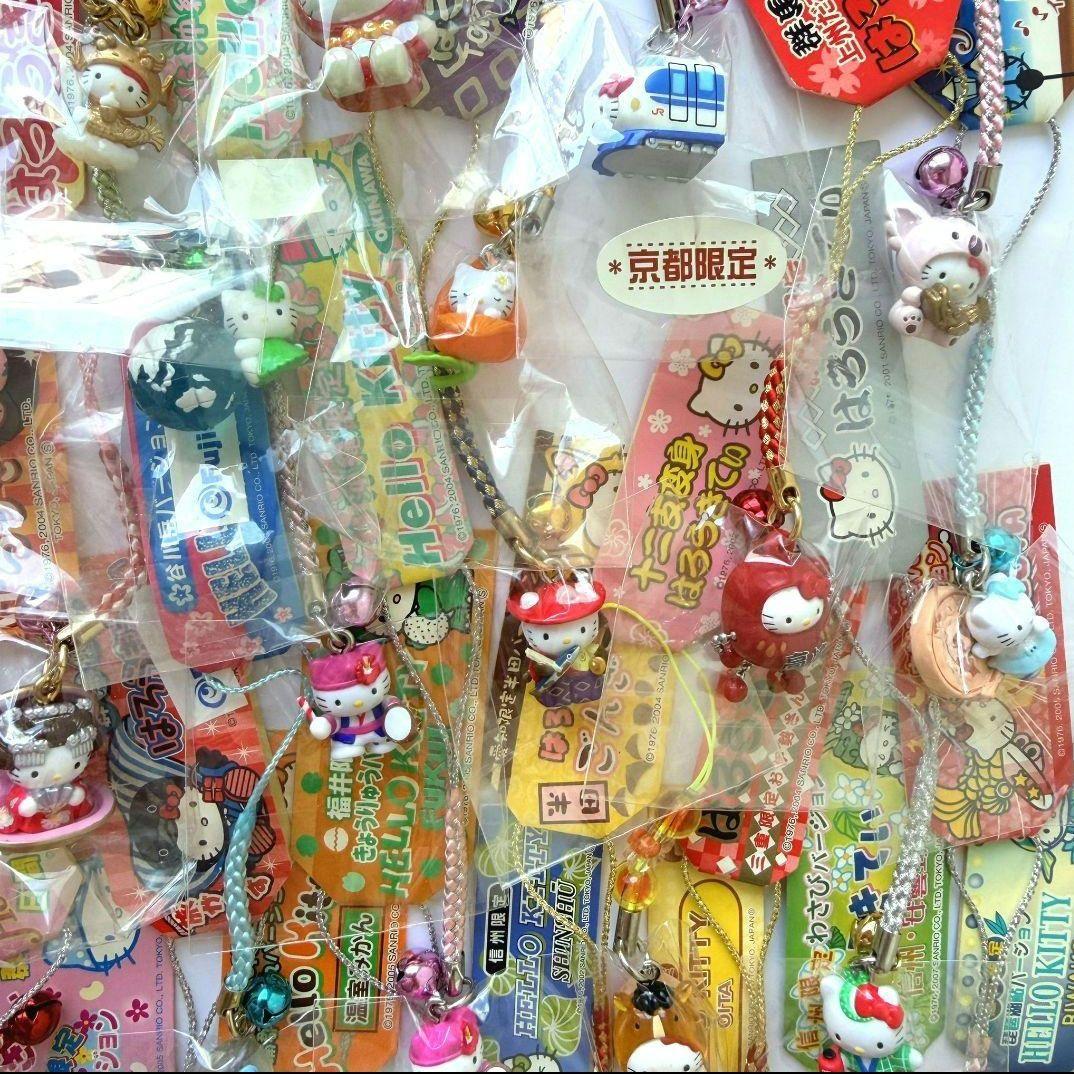 ハローキティ ご当地 根付けストラップ 69個 限定 サンリオ Sanrio