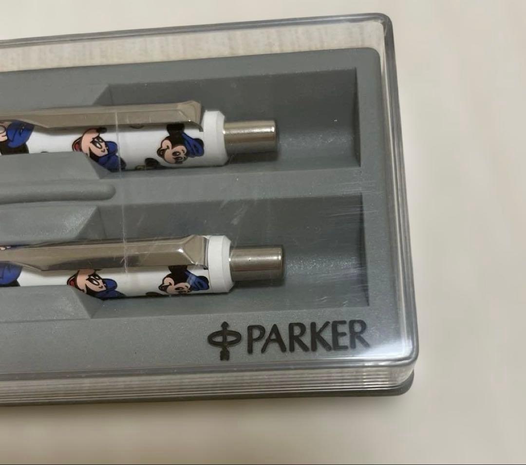 【匿名配送】未使用　PARKER ミッキーマウス ボールペン シャーペン　レア