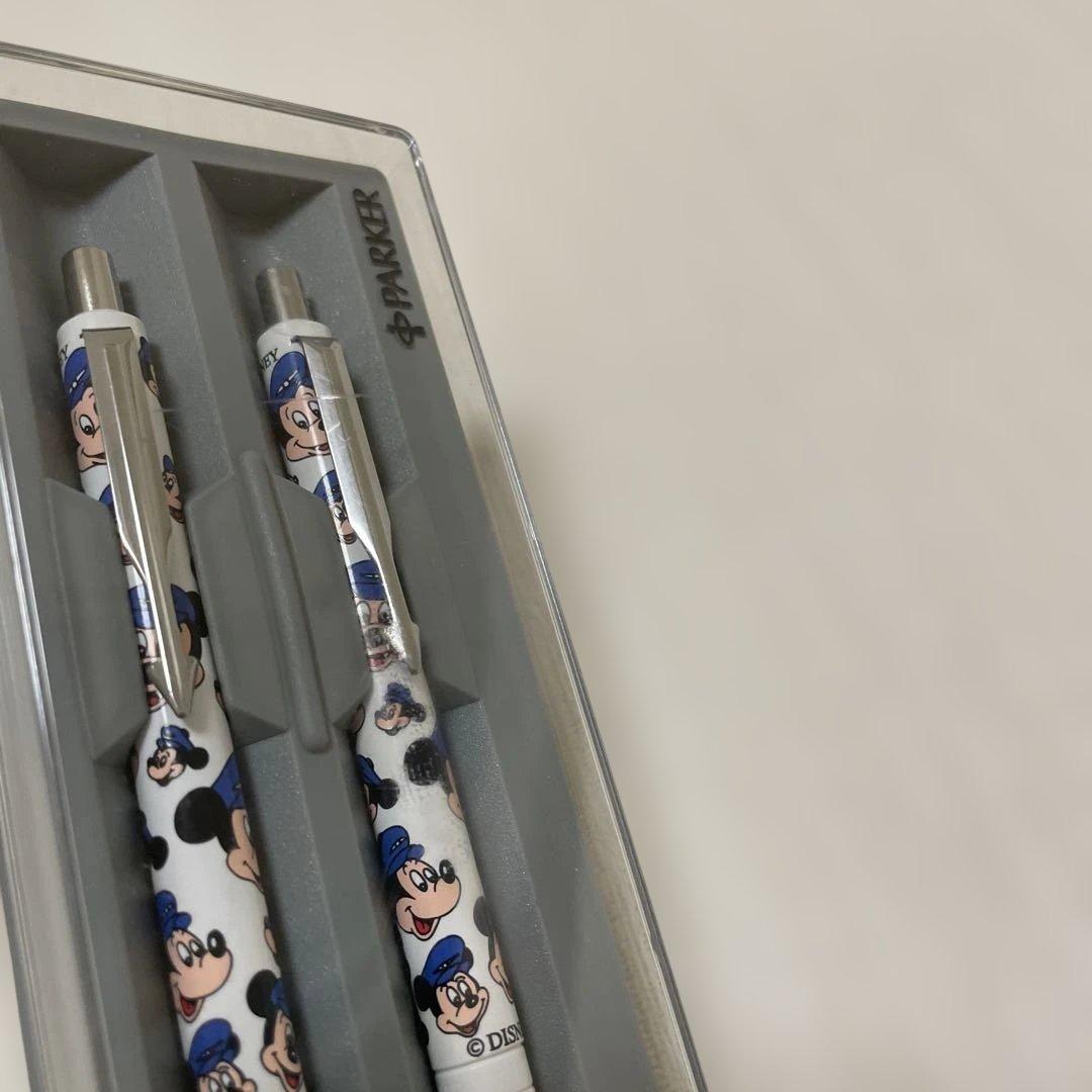 【匿名配送】未使用　PARKER ミッキーマウス ボールペン シャーペン　レア