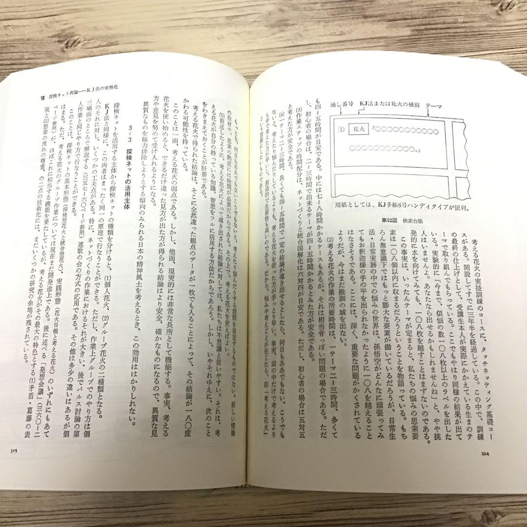 KJ法 渾沌をして語らしめる　川喜田二郎　初版