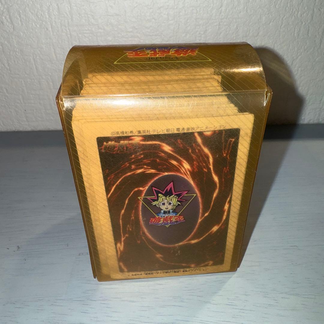 遊戯王　バンダイ版　青眼の白龍　カードダス　当時物　デッキケース付き