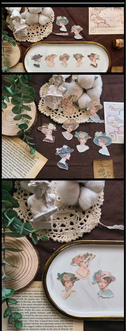 【4巻セット】ビンテージレトロガール　少女　花　lnalent