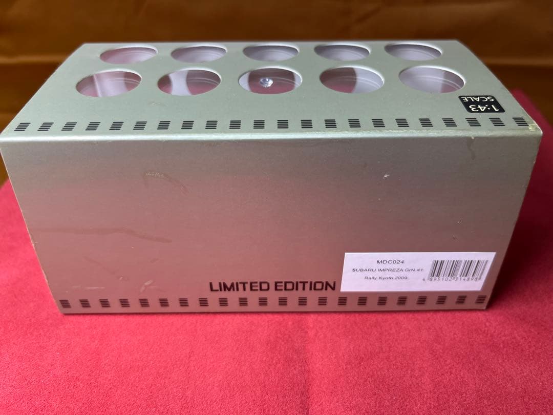 インプレッサWRX STI 勝田範彦1/43 ラックカラー限定版