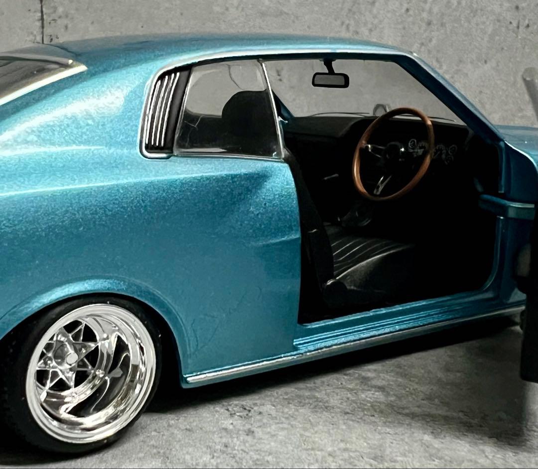 国産名車 1/24 トヨタ マークⅡ カスタム ジオラマ ケース 旧車 ミニカー