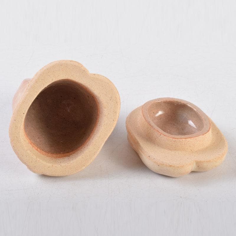 茶道具　朝日焼　七十四代　松林豊斎作　干支　申香合　共箱　V　8597