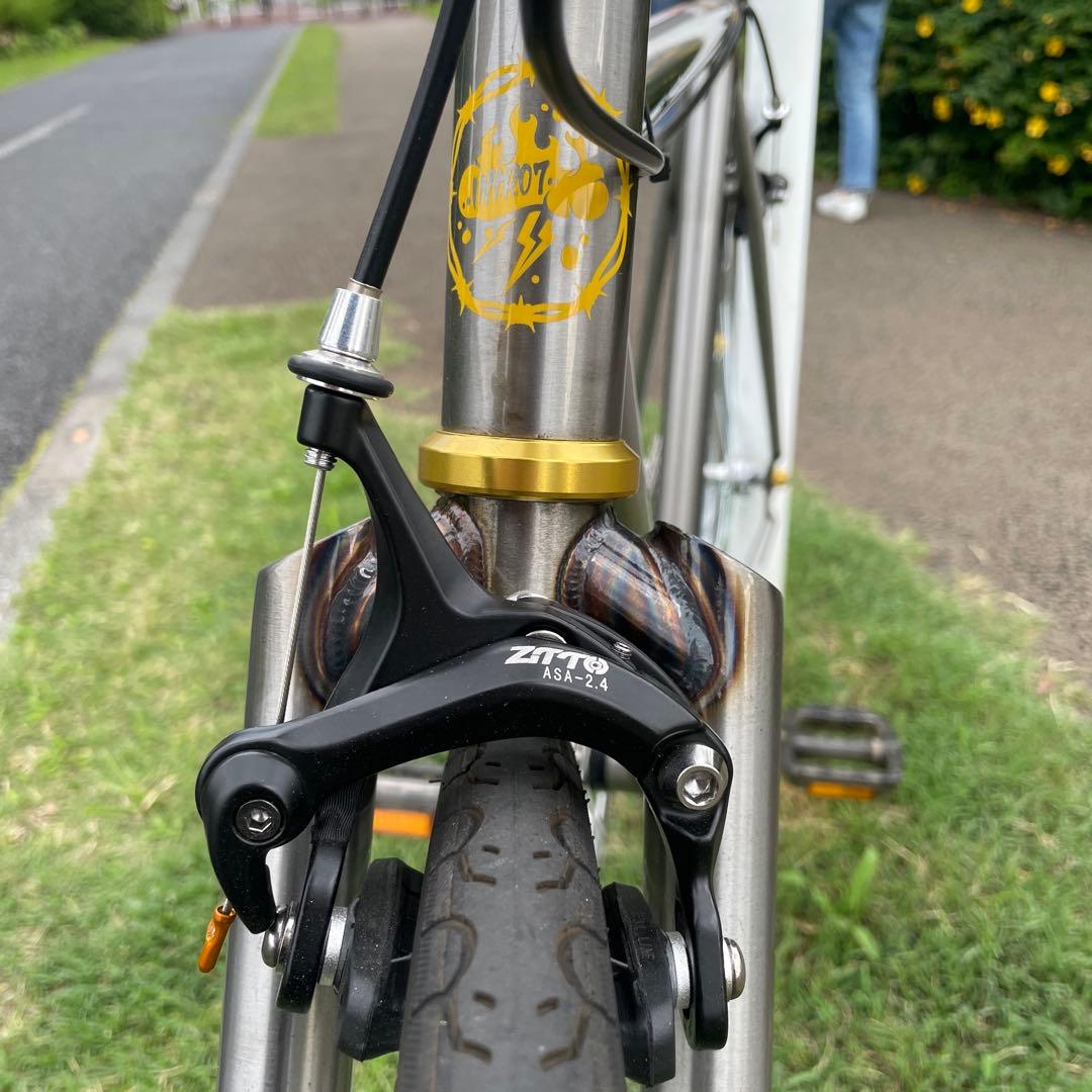 【完成車】INTRO7 クロモリフレーム ローカラー シングルギア ピスト