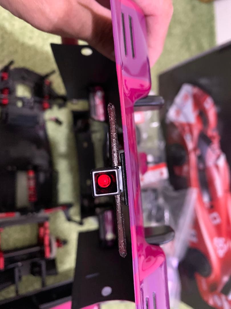 京商プラズマLM、ジャガー、サーボ、カスタムカーボン、スペア部品付き