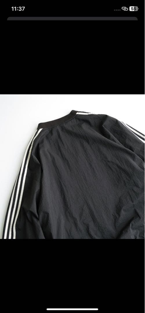 ウェア adidas 90's Pullover nylon Black XL