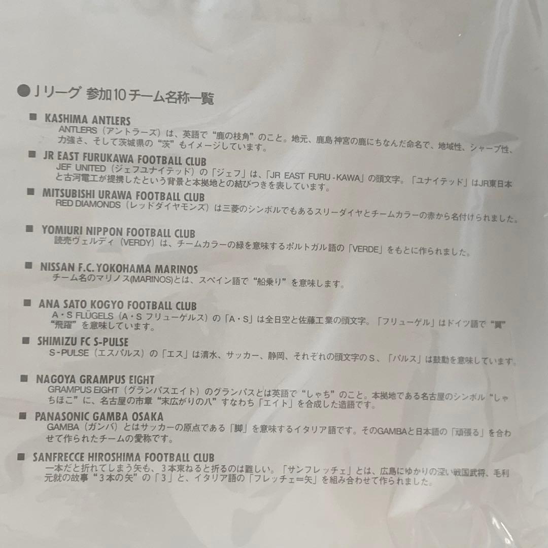 新品未開封 激レア Jリーグ オリジナルテン フエルライトアルバム A4