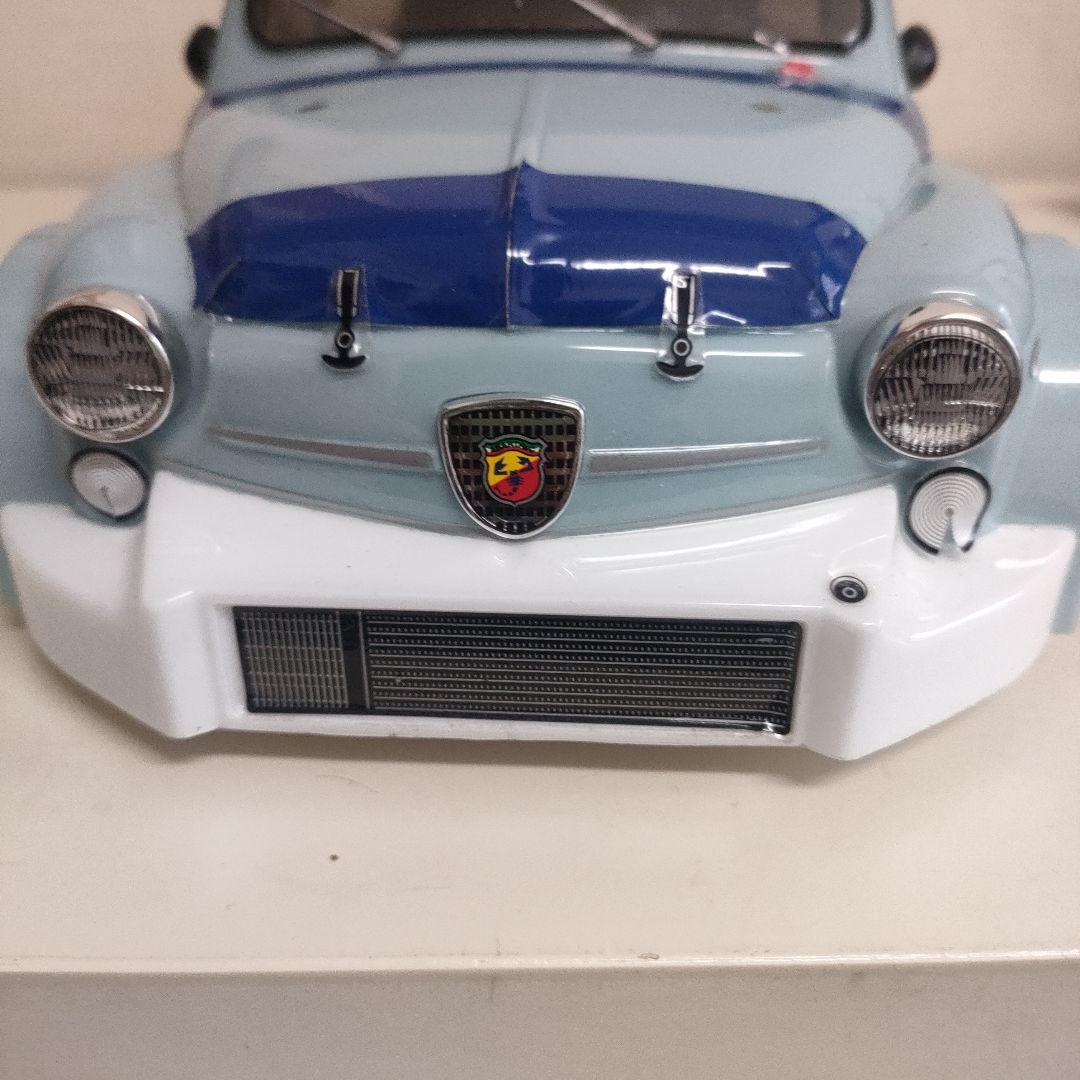 タミヤ MB-01シャーシ、 オプション装備、サーボ、フィアットボディ付き