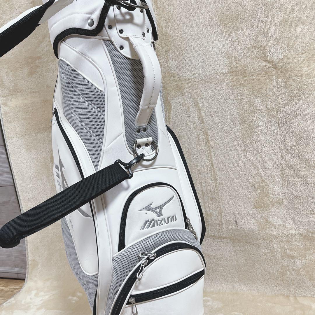 K033 MIZUNO キャディバッグ フード付き 9型