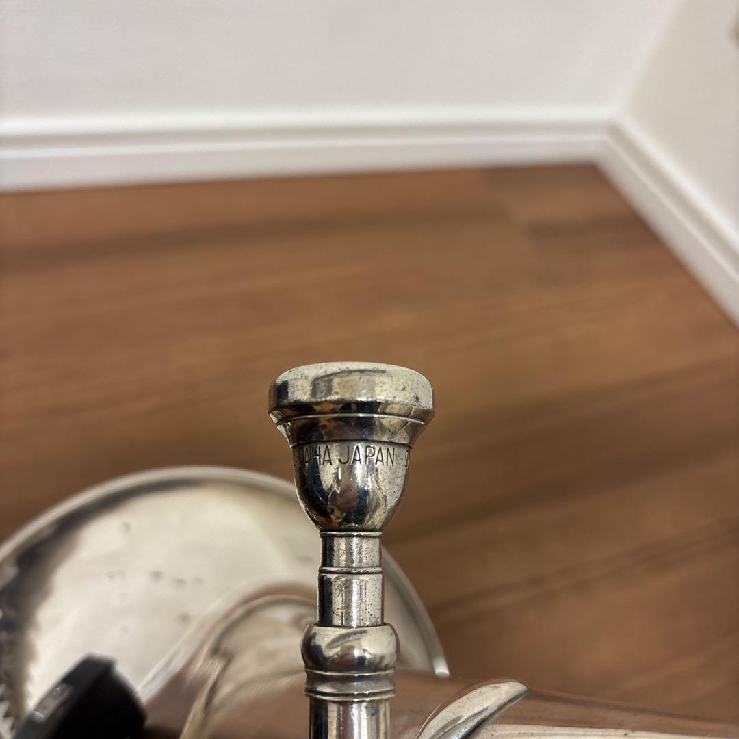 YAMAHAマウスピース テナーホーン 現状品 ケース付 吹奏楽 経年品