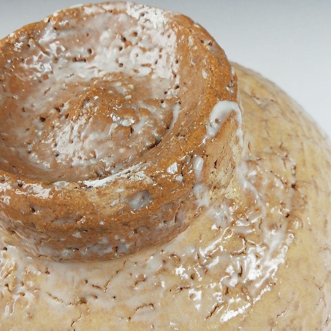 Ｔ５３９　茶碗　『萩茶碗』『味舌隆司 造』『前大徳寺 高橋悦道 書付』　共箱