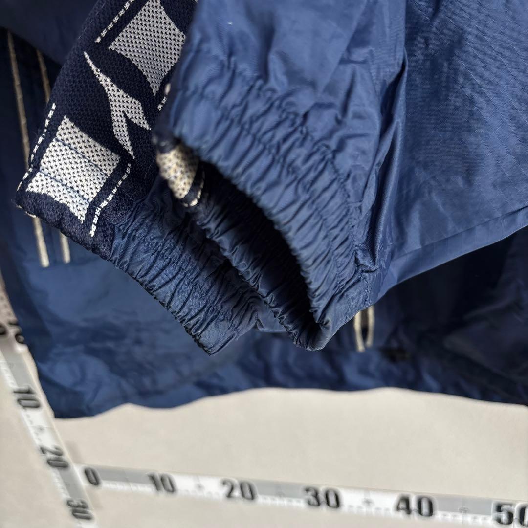 Diadora ディアドラ 上下セットアップ ナイロンジャケット M ネイビー紺