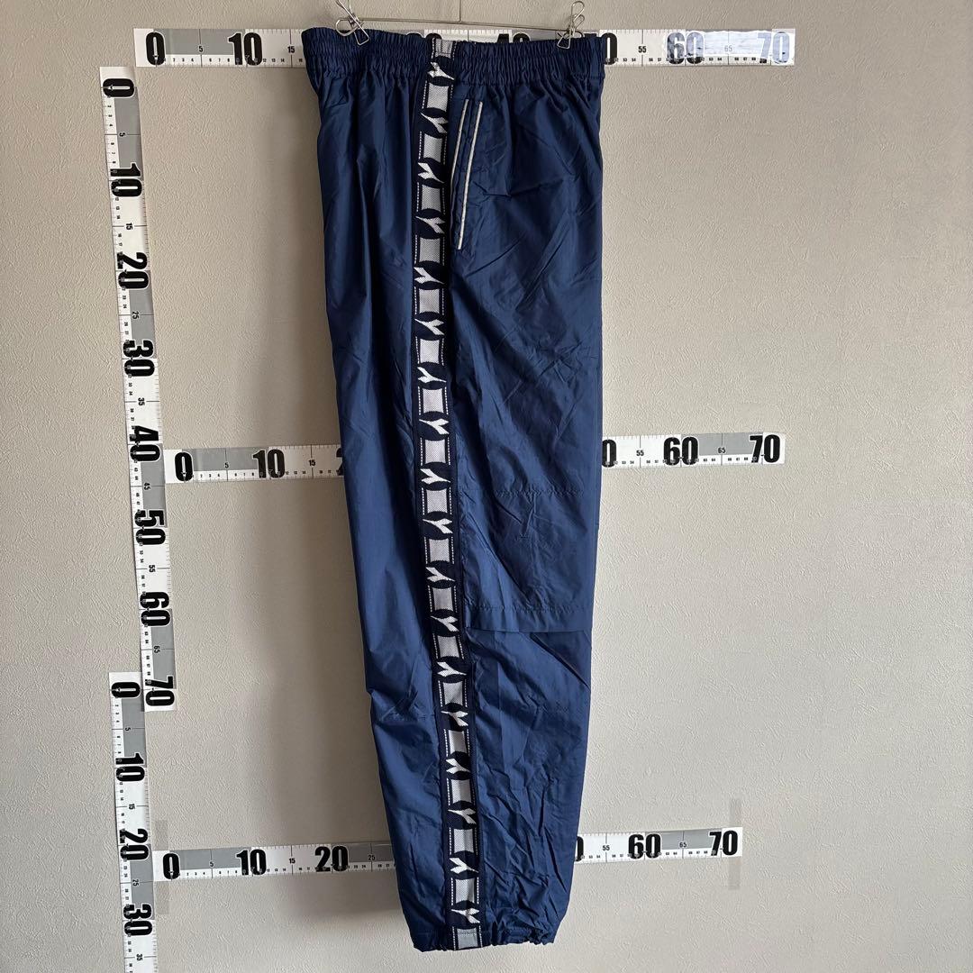 Diadora ディアドラ 上下セットアップ ナイロンジャケット M ネイビー紺