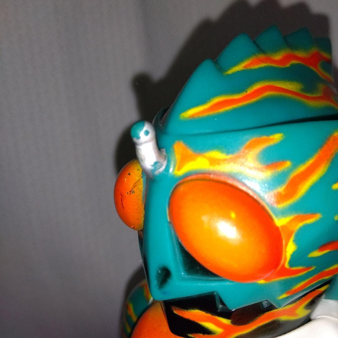 旧バンダイ　仮面ライダーアマゾン　スタンダードソフビ　当時物　マルサンブルマァク