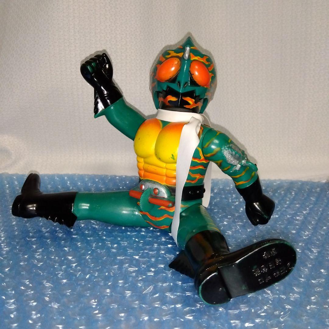 旧バンダイ　仮面ライダーアマゾン　スタンダードソフビ　当時物　マルサンブルマァク