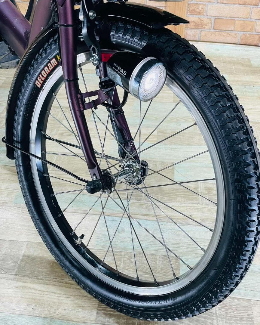 ヤマハ NO 1 ボルドー 大容量 子供乗せ電動アシスト自転車 H1228