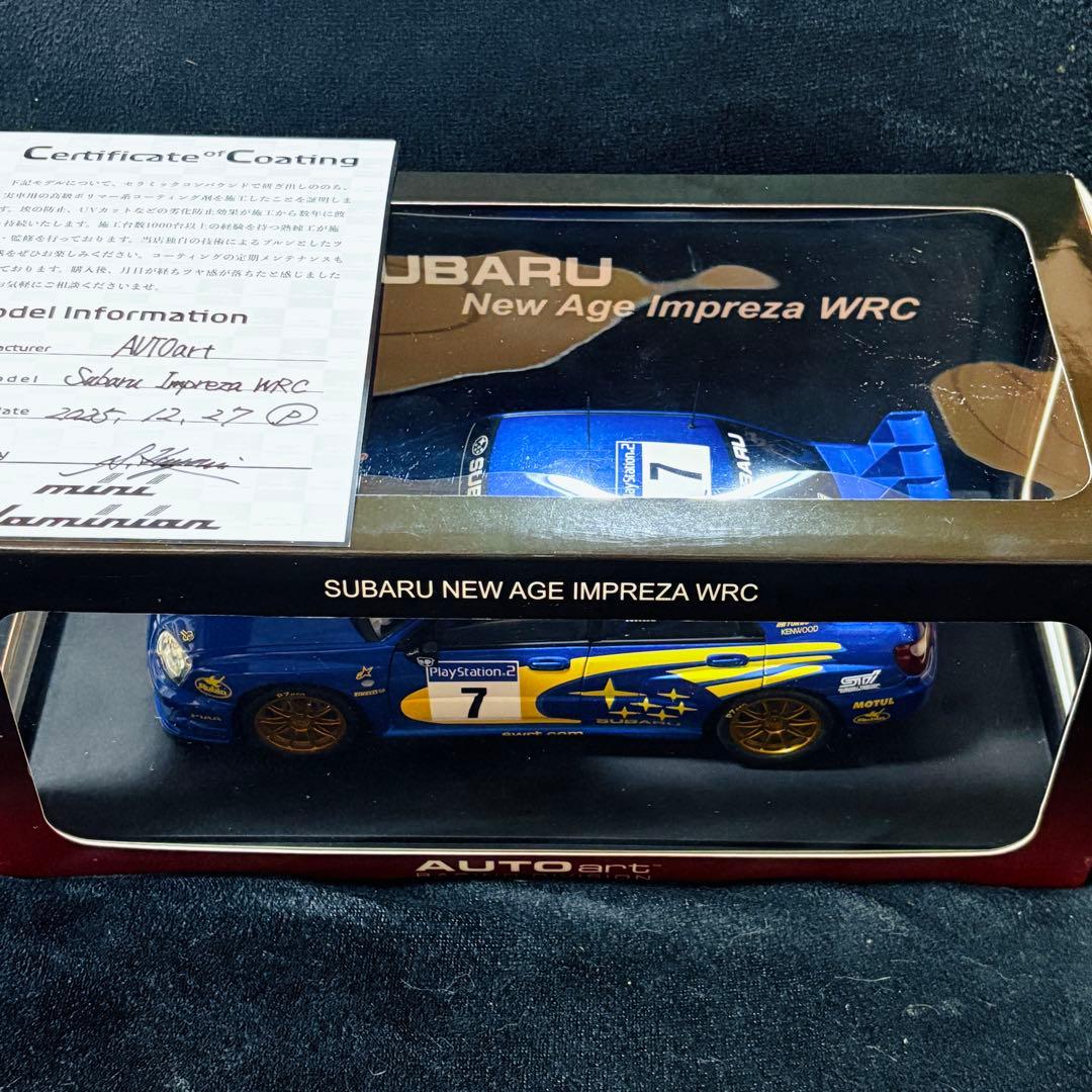 1/18 AUTOart スバル インプレッサ WRC 2003 ツールドコルス