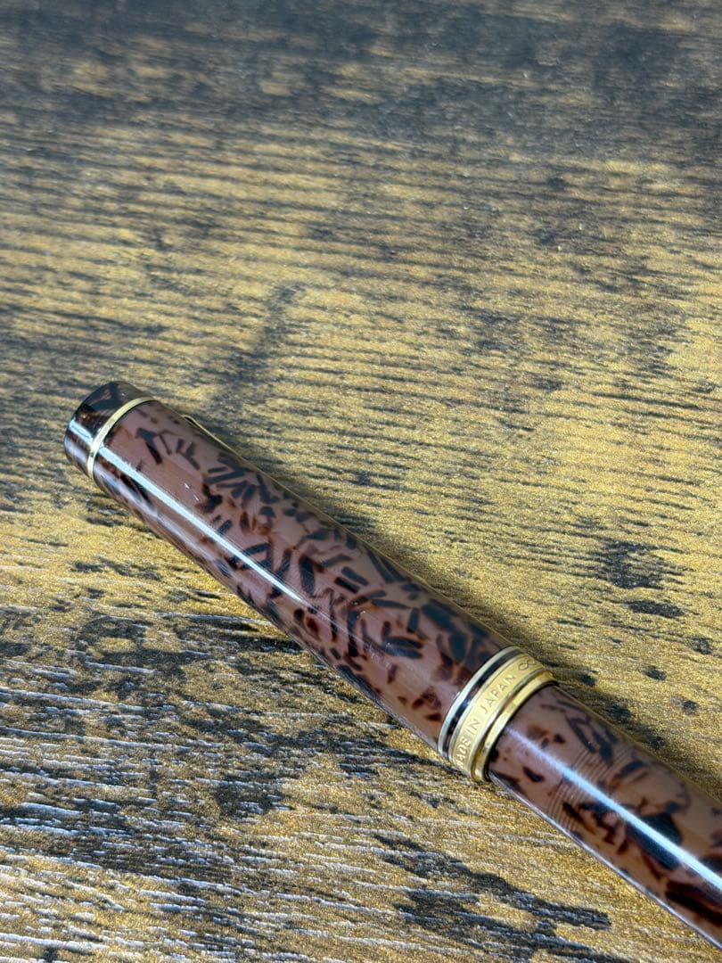 1984年製　初期型　カスタム　鼈甲柄　パイロット　万年筆　M コンバーター一体