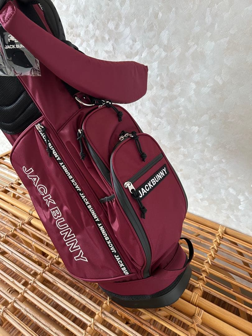 ジャックバニー　2025モデル　スタンドキャディバッグ ボルドー