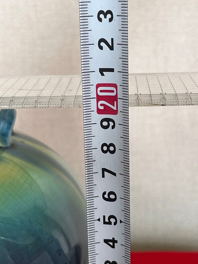 人間国宝 三代 徳田八十吉（正彦銘）耳付壺 高さ約19.5cm T166 共箱付