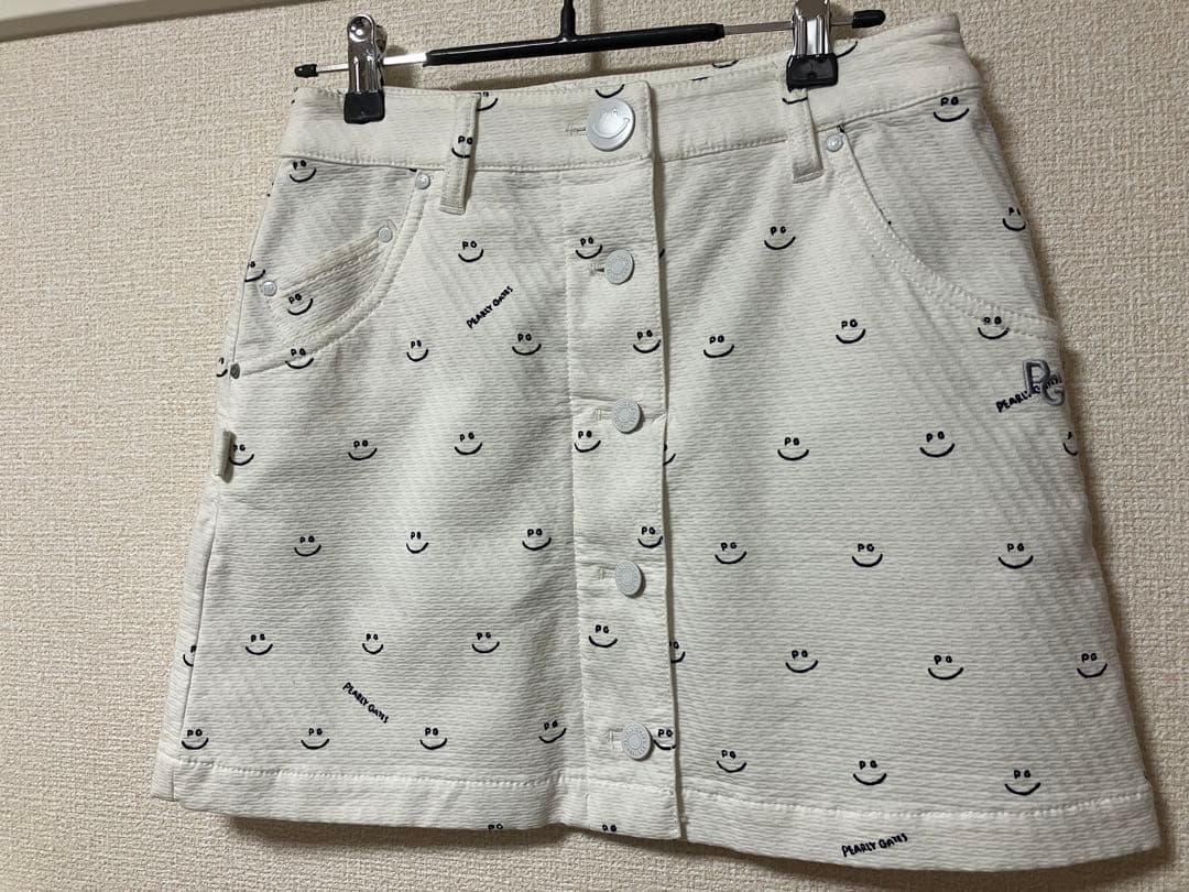【美品】PEARLY GATES パーリーゲイツ フロントボタンスカート