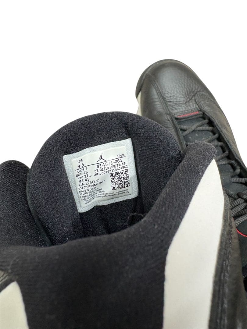 シューズ(男性用) NIKE AIR JORDAN 13 \"BLACK/GYM RED\"