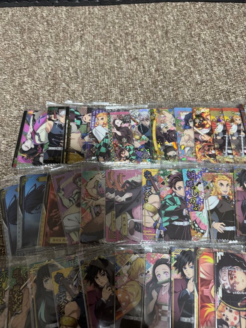 【280枚以上】ウエハースカードまとめワンピース、呪術、鬼滅、ドラゴンボール他