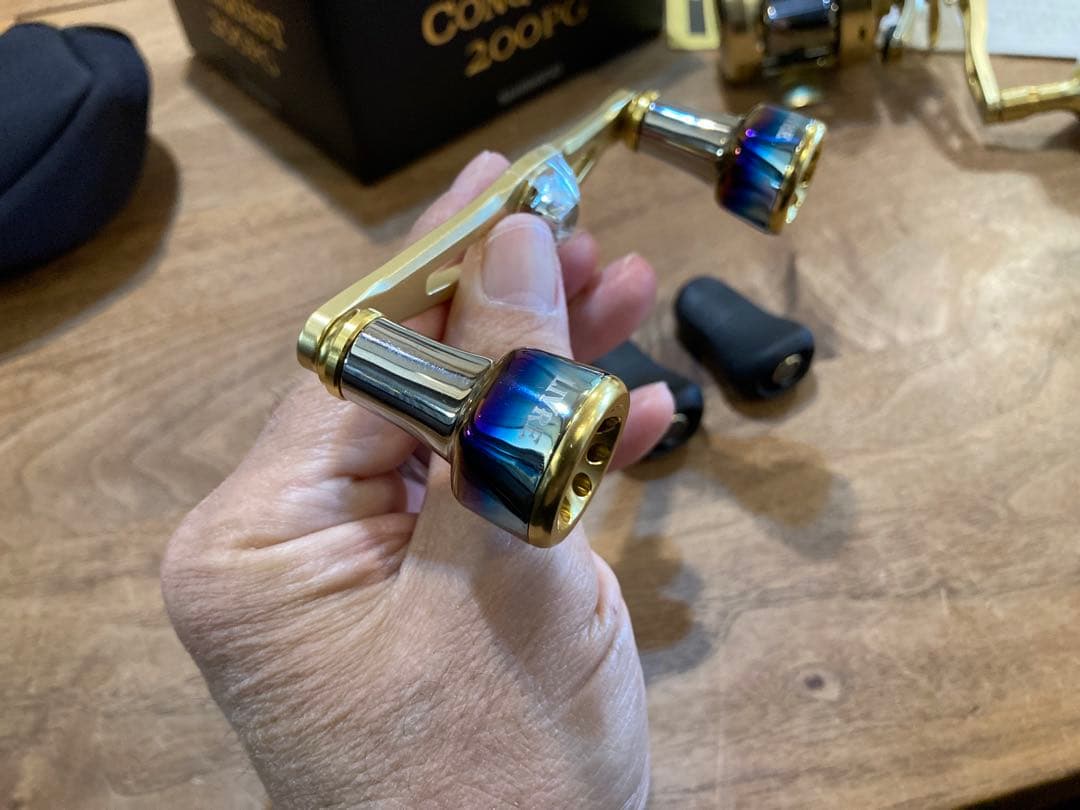 美品 23 オシアコンクエスト 200PG リブレ 限定ハンドル SB70-75