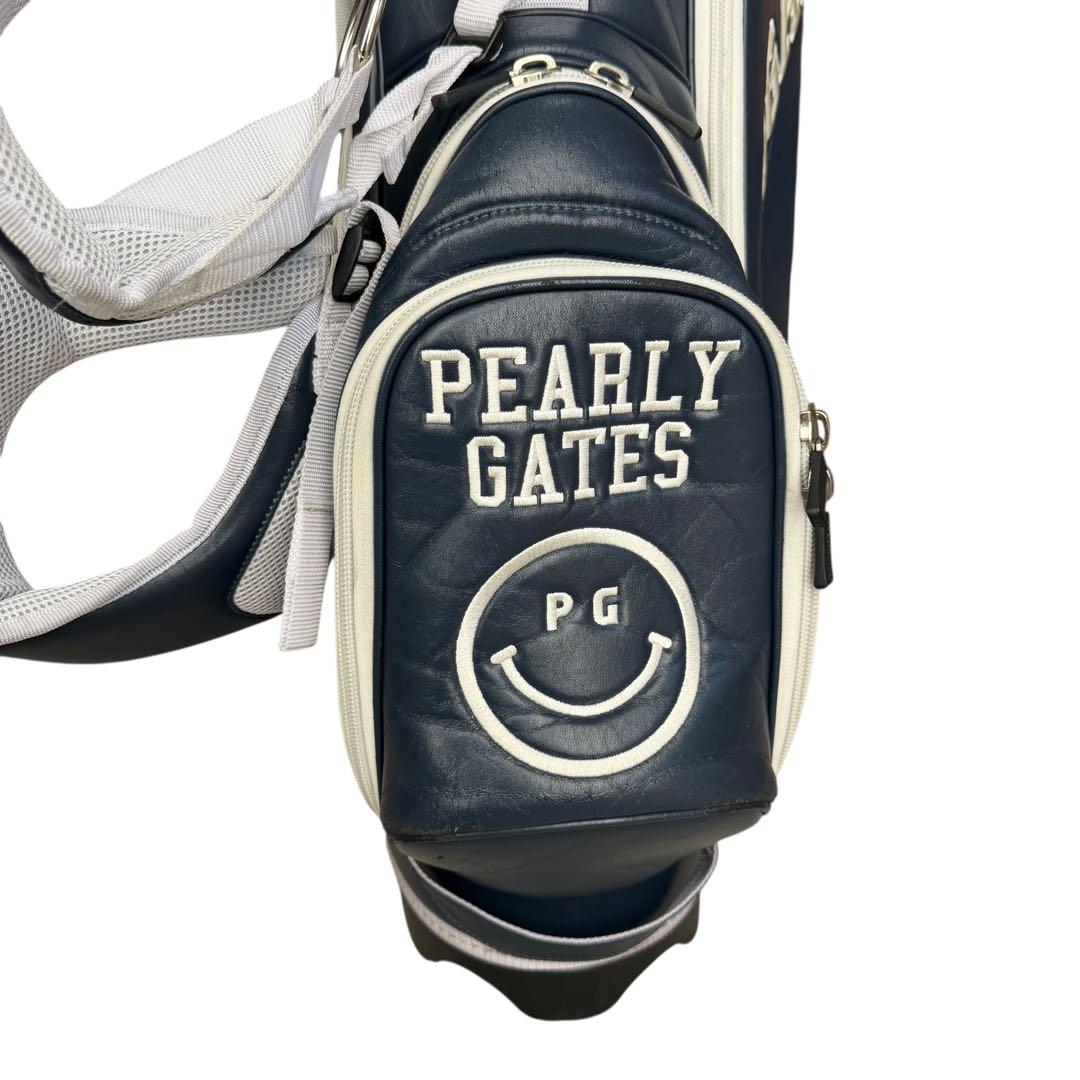 パーリーゲイツ キャディバッグ ネイビー 軽量 2WAY 希少 123-33