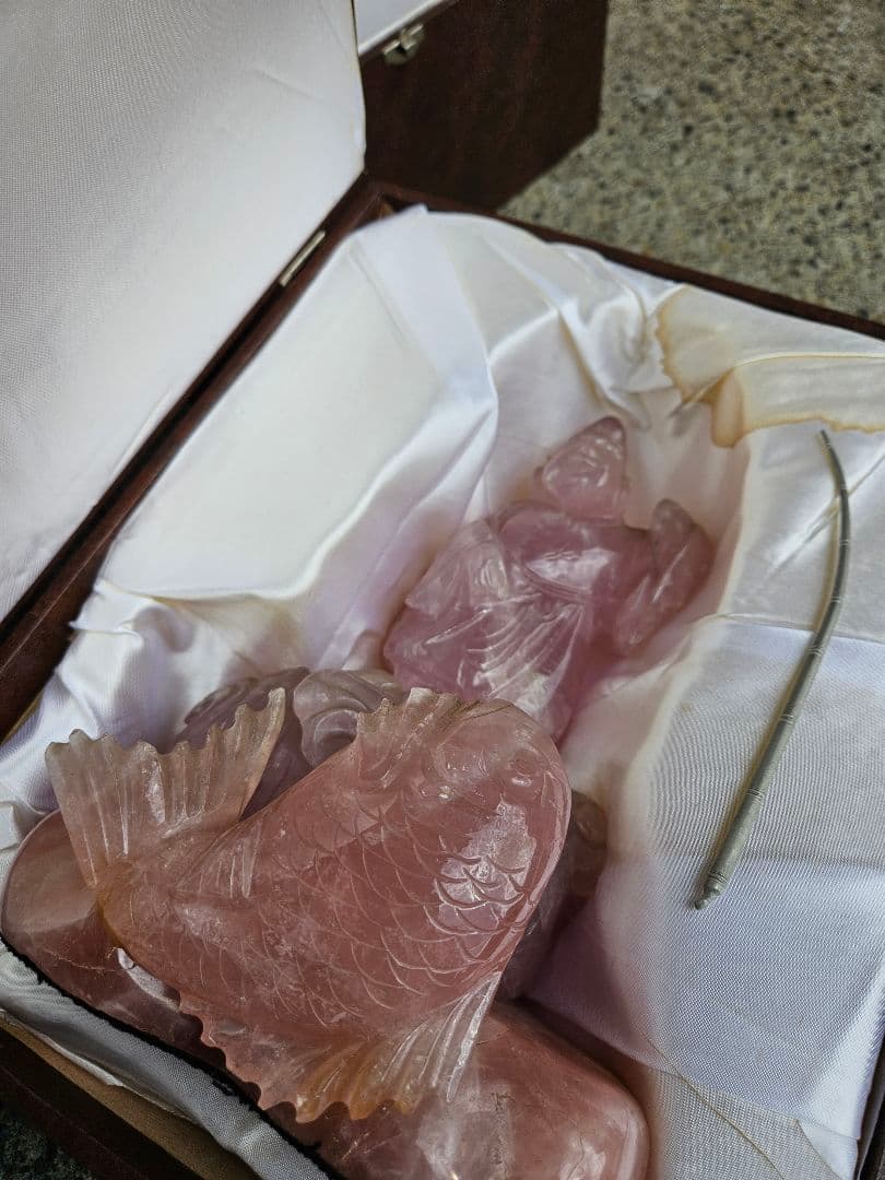 甲州水晶貴石細工 天然石の七福神 作家物 仏像 7体セット 希少 伝統工芸 宝石