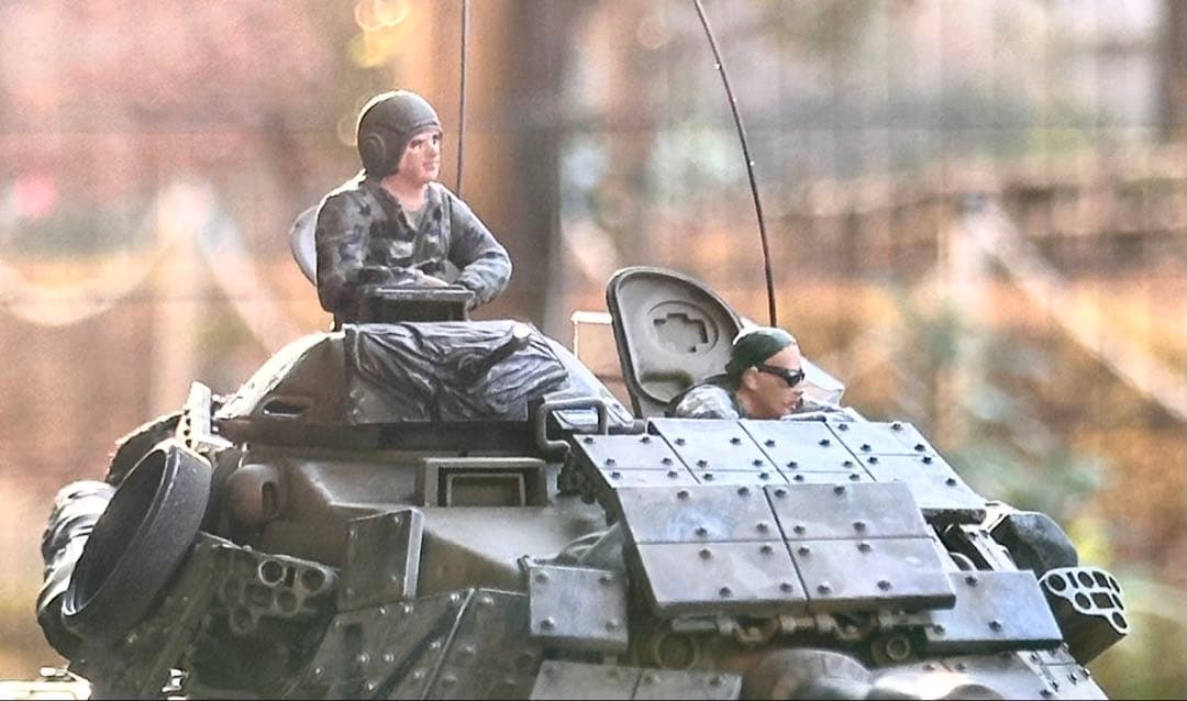 完成品プラモデル1/35タミヤ製アメリカM60A1リアクティブアーマー