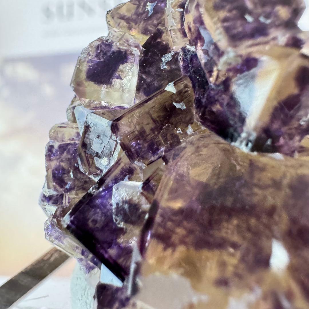 【D179】ナミビア オコルス フローライト 鉱物 標本 原石