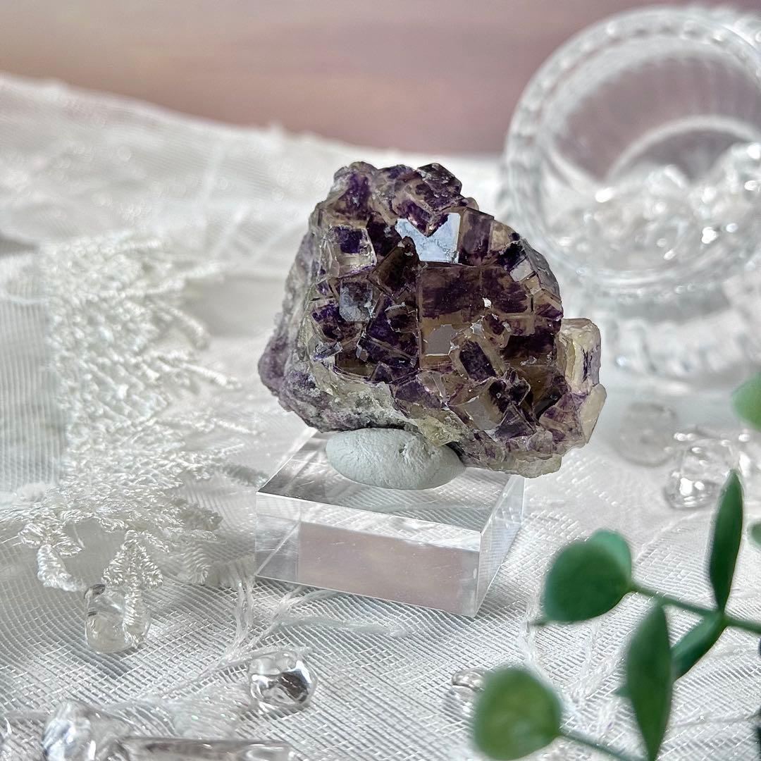 【D179】ナミビア オコルス フローライト 鉱物 標本 原石