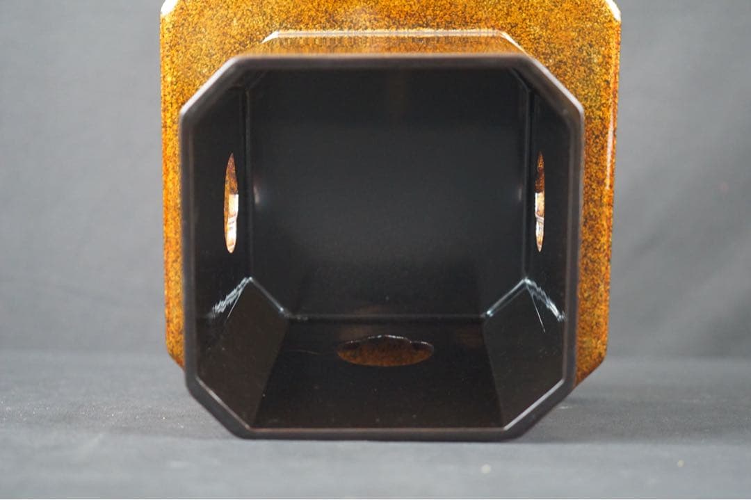 輪島塗 西鍛治 造 極上梨子地 三宝 共箱 / 西鍛治漆器工房 三宝台