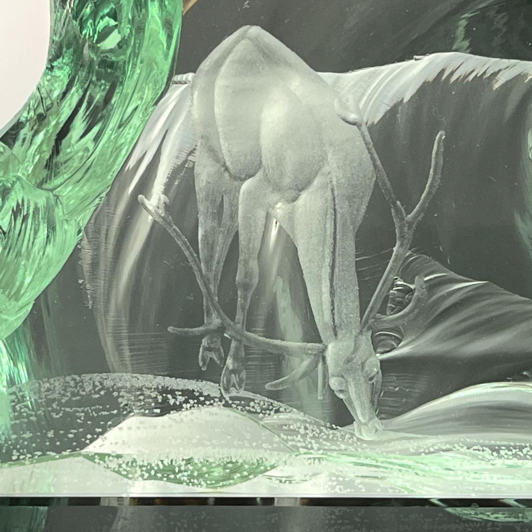 【Kosta Boda】ガラス 鹿のオブジェ / ペーパーウェイト