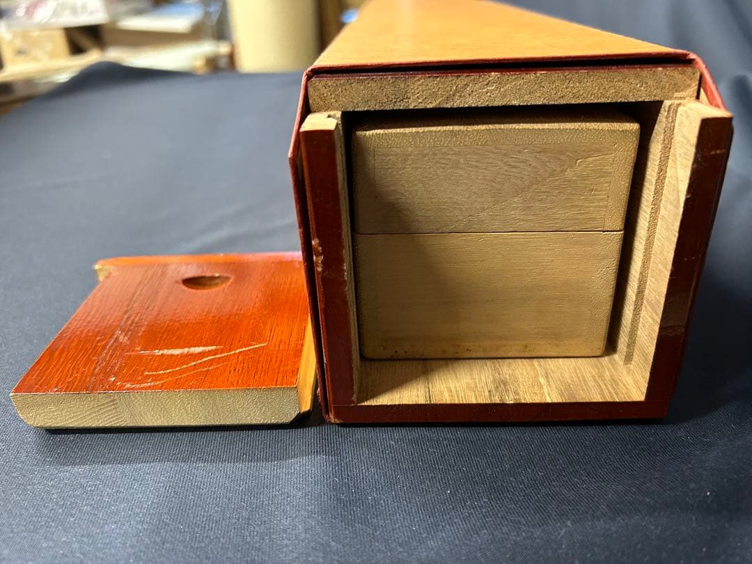 「渓山流水」　松本秋峰 掛け軸 掛軸 共箱あり 山水図　二重箱　100