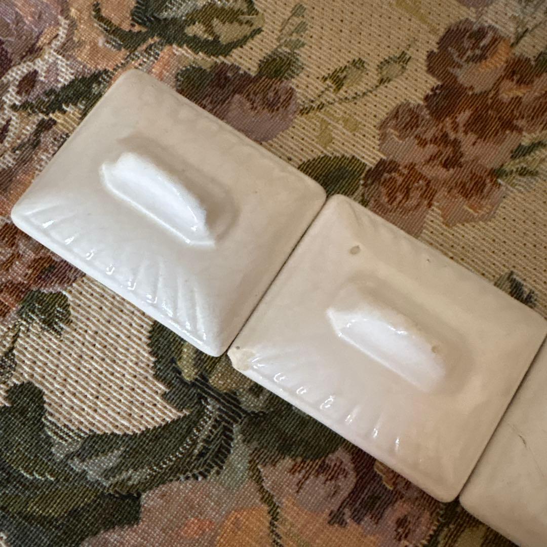 ドイツ　アンティーク　陶器スパイスセット 薔薇、花柄装飾柄