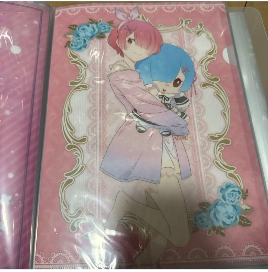 リゼロ　レム　ラム　誕生日　クリアファイルセット