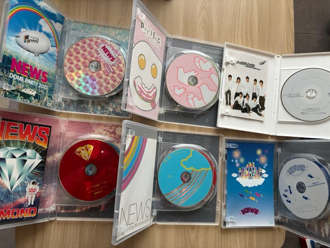 NEWS CD ライブDVD Blu-ray まとめ売り